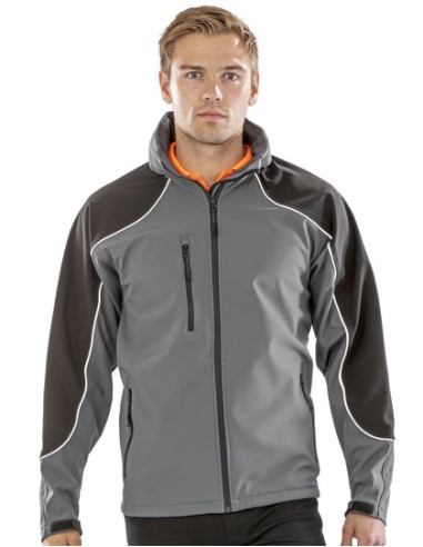 RES-R118X-Hooded Soft Shell Jacket